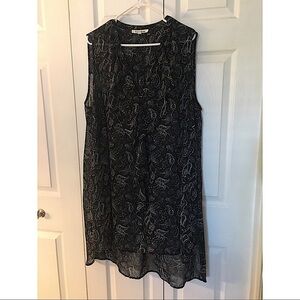 Black Rainn Paisley Tunic 3x